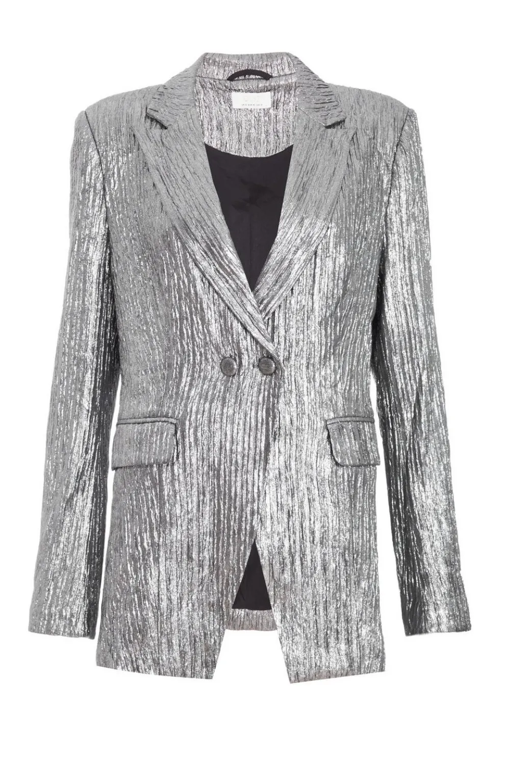 Grey Metallic Blazer