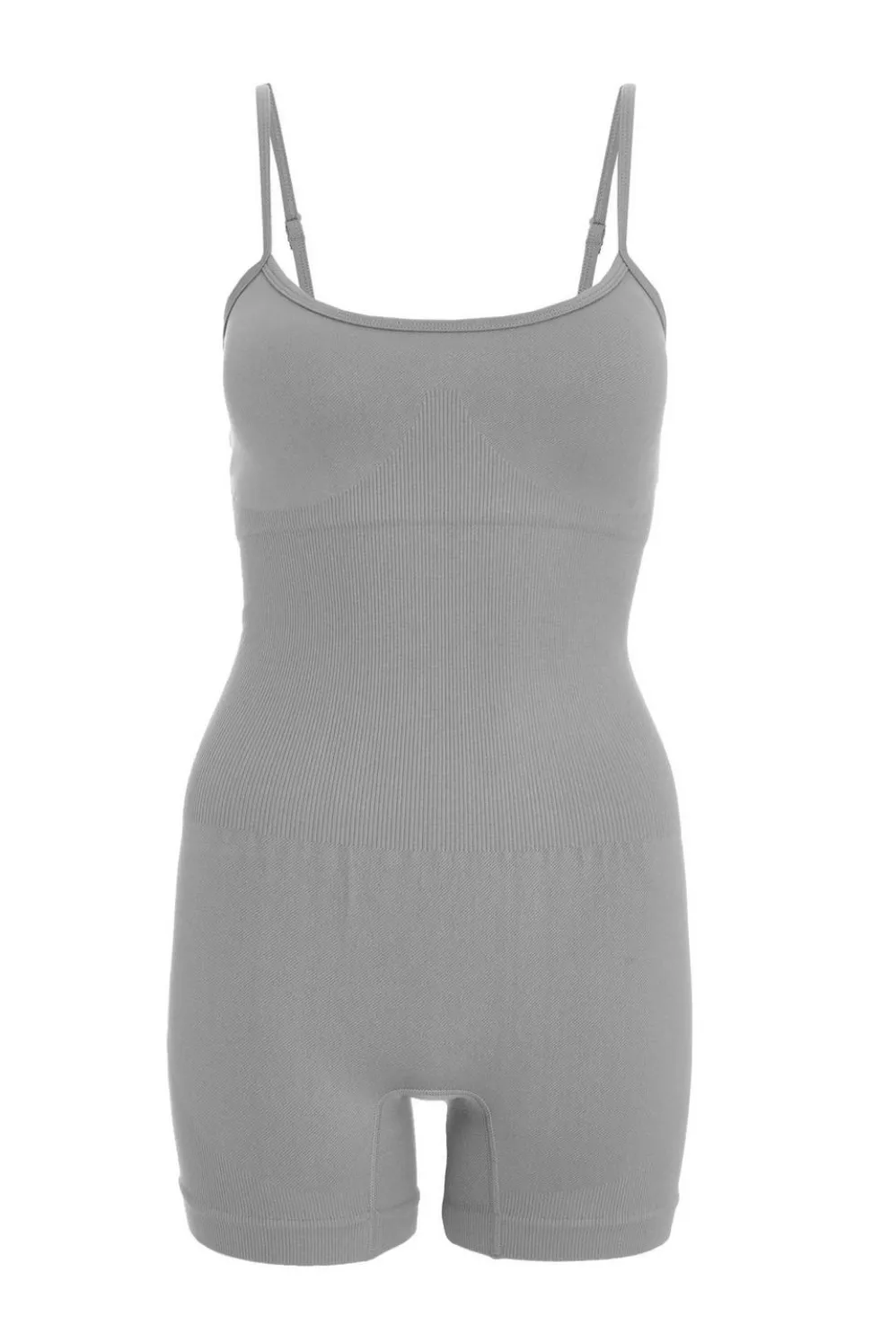 Grey Seamless Playsuit