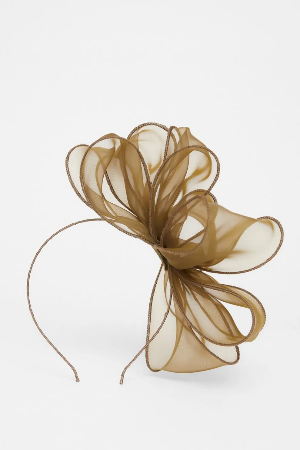 Khaki Loop Headband Fascinator