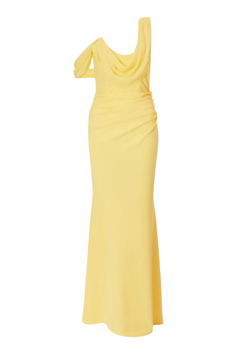 Lemon Drop Sleeve Maxi Dress