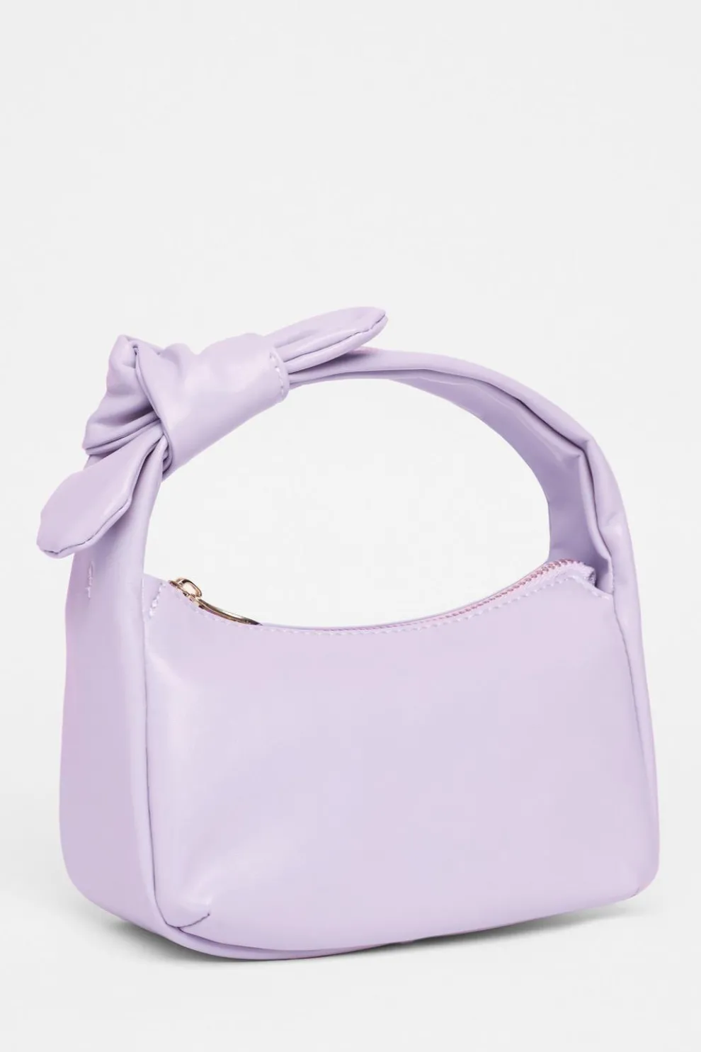 Lilac Knot Mini Top Handle Bag