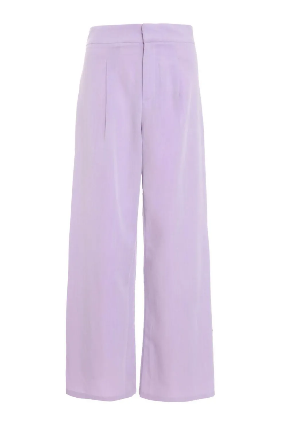 Lilac Linen Palazzo Trousers