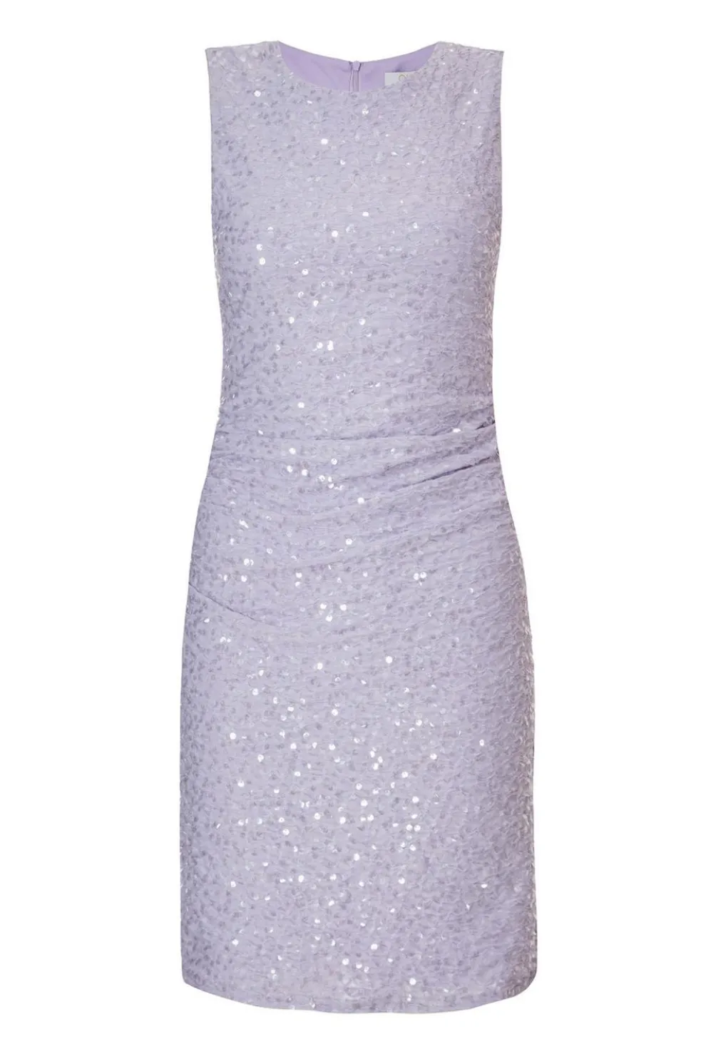 Lilac Sequin Mini Dress