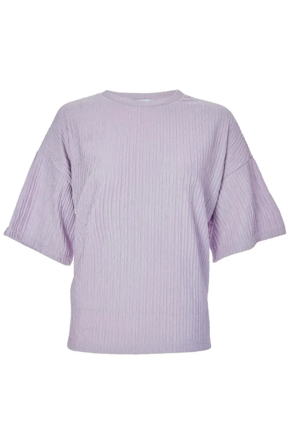 Lilac Textured T-Shirt