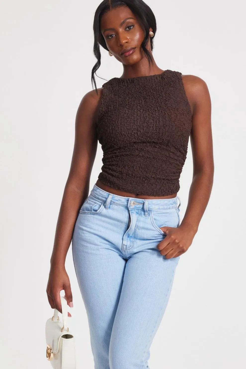 Mocha Textured Mesh Top