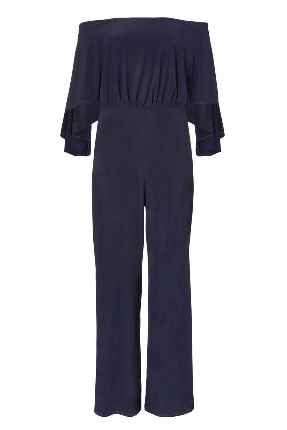 Navy Bardot Jumpsuit