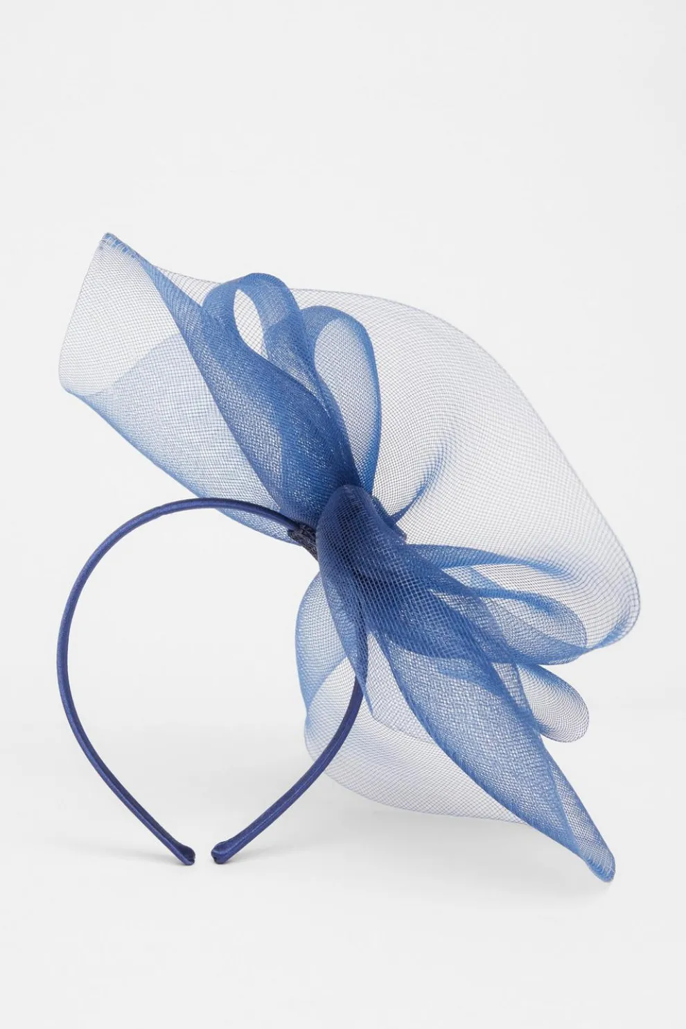 Navy Bow Headband Fascinator