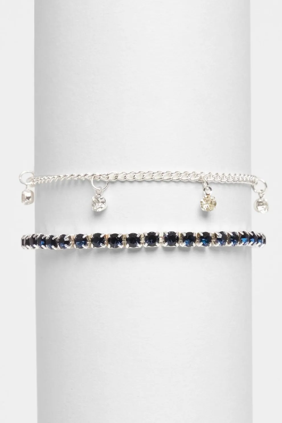 Navy Jewel Bracelet Set