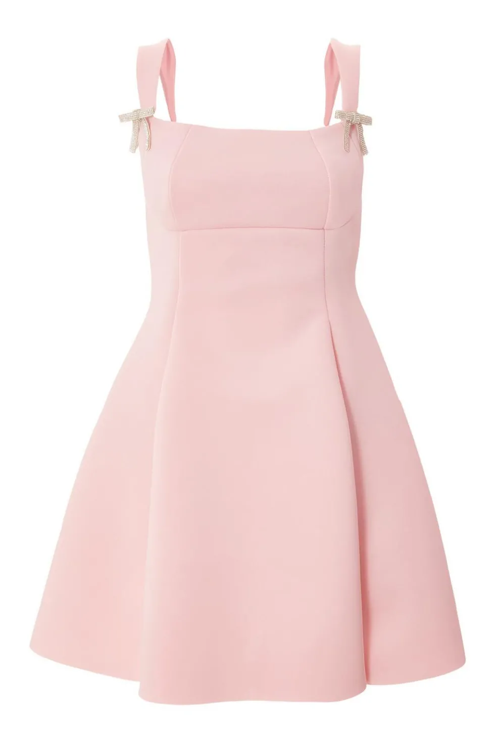 Pale Pink A-Line Mini Dress