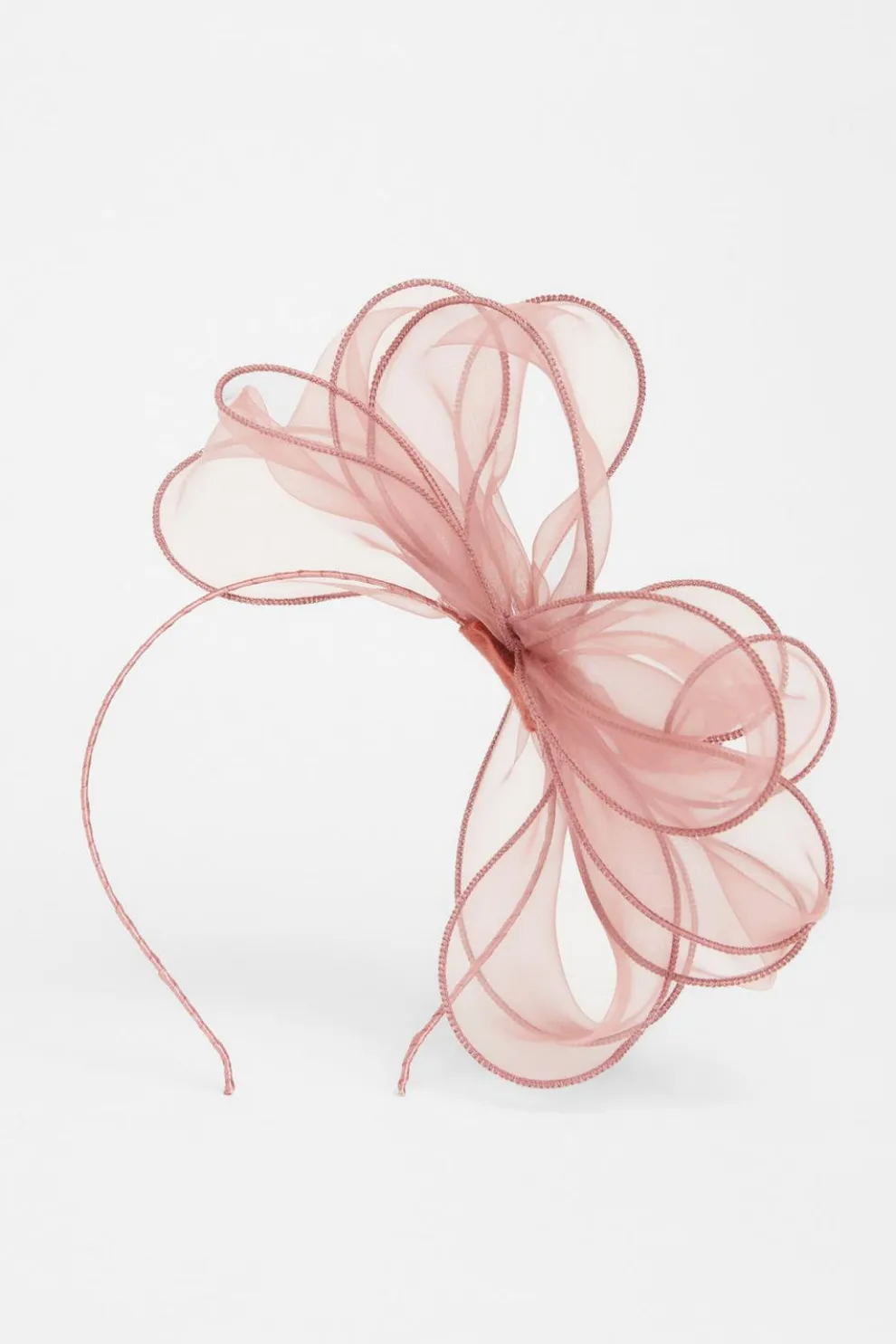 Peach Loop Headband Fascinator
