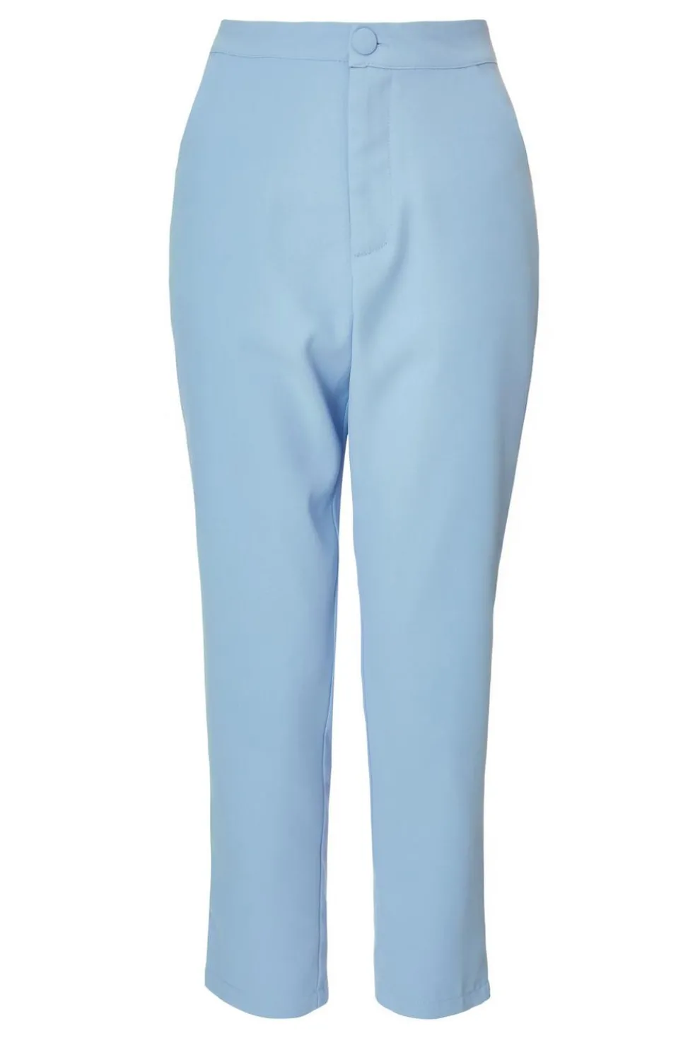 Petite Light Blue Tailored Trousers
