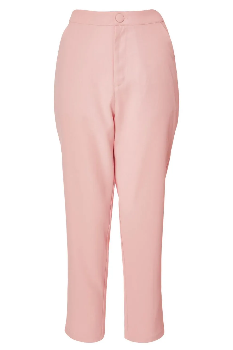 Petite Light Pink Tailored Trousers