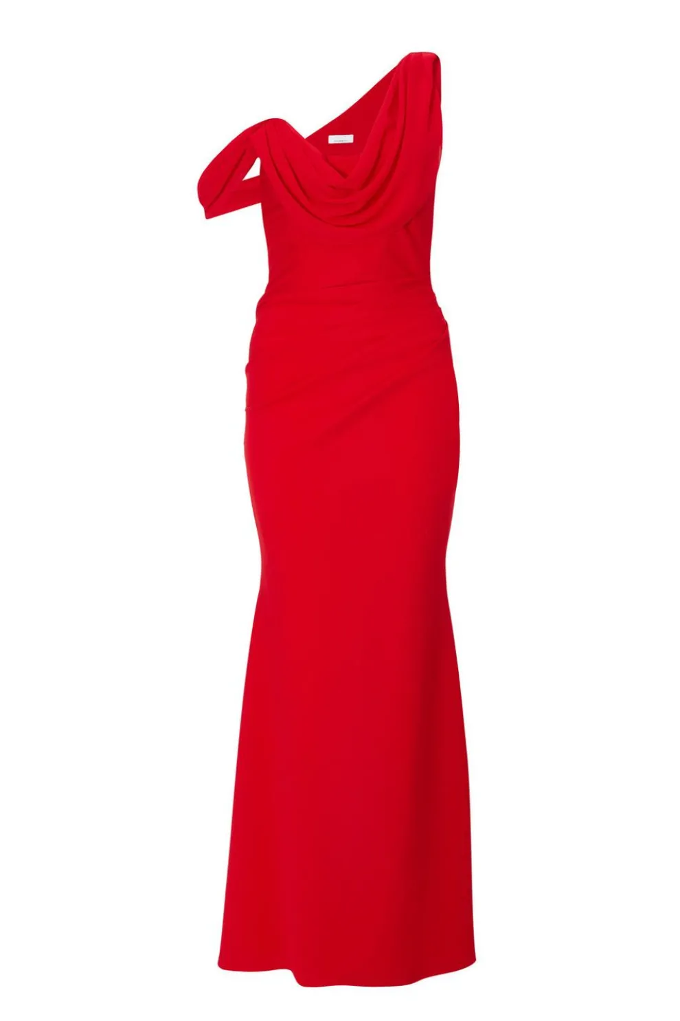 Petite Red Drop Sleeve Maxi Dress