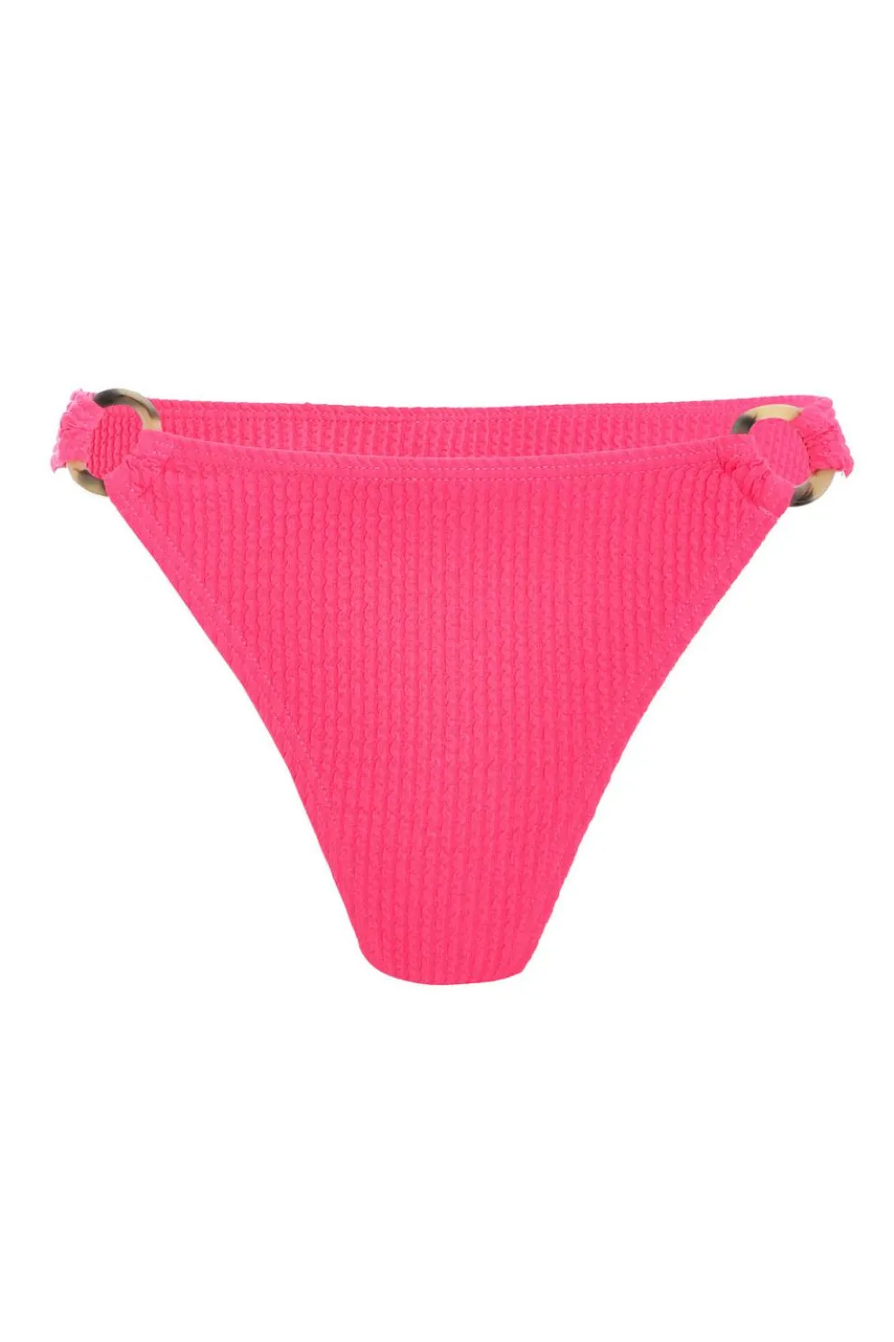 Pink Crinkle Bikini Bottoms
