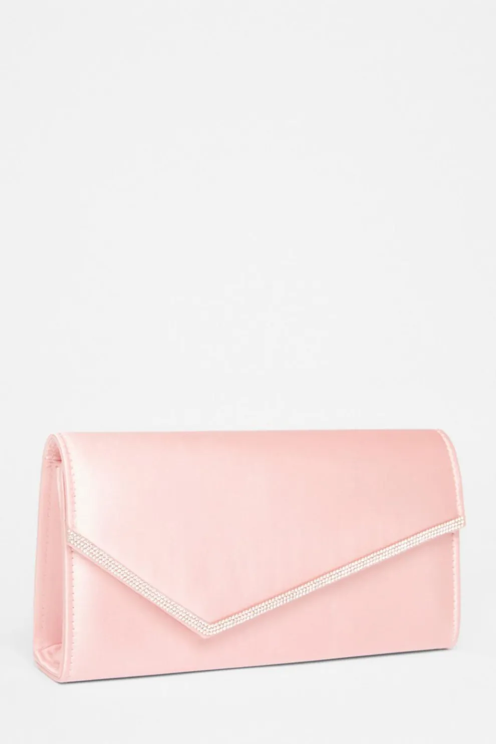 Pink Diamante Clutch