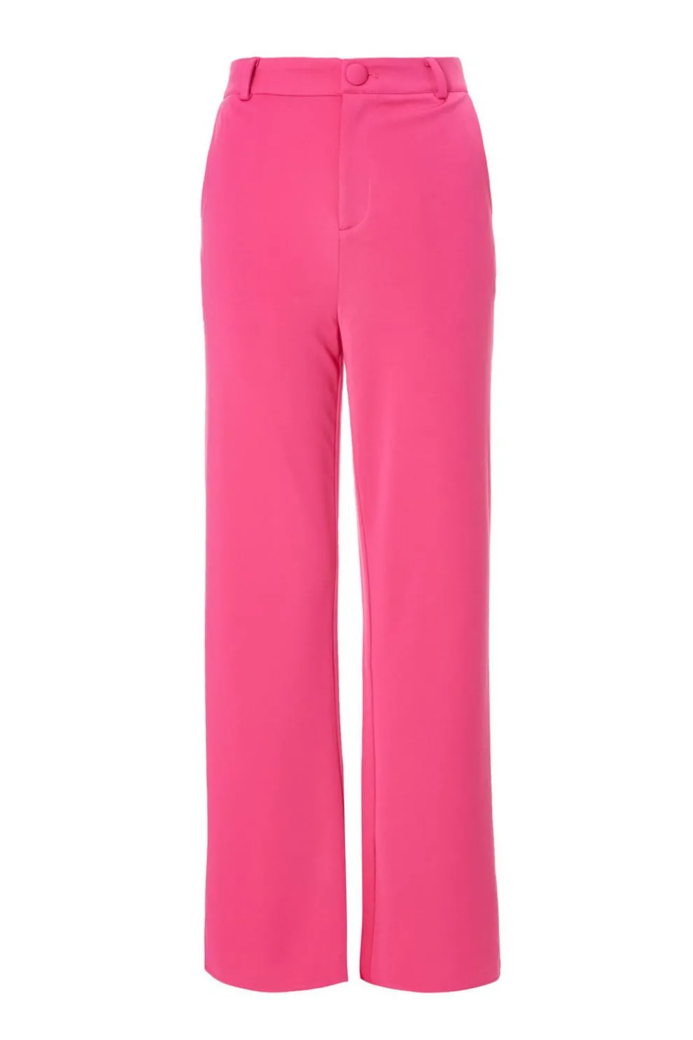 Pink Flared Tailored Trousers