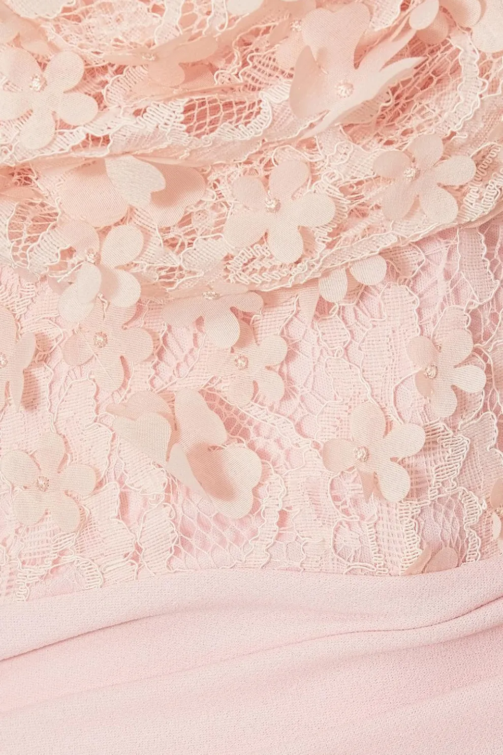 Pink Floral Drop Sleeve Maxi Dress