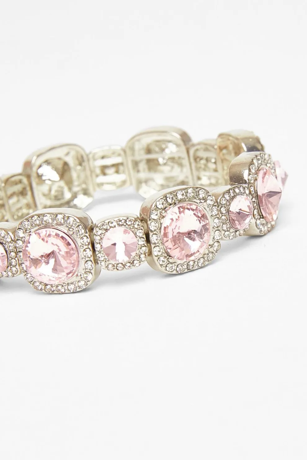Pink Jewel Stretch Bracelet