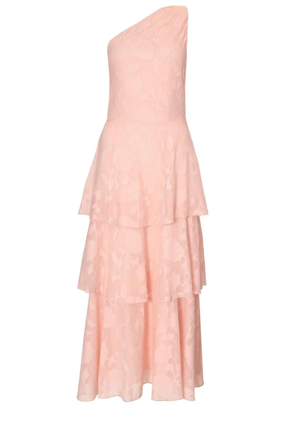 Pink Tiered Maxi Dress