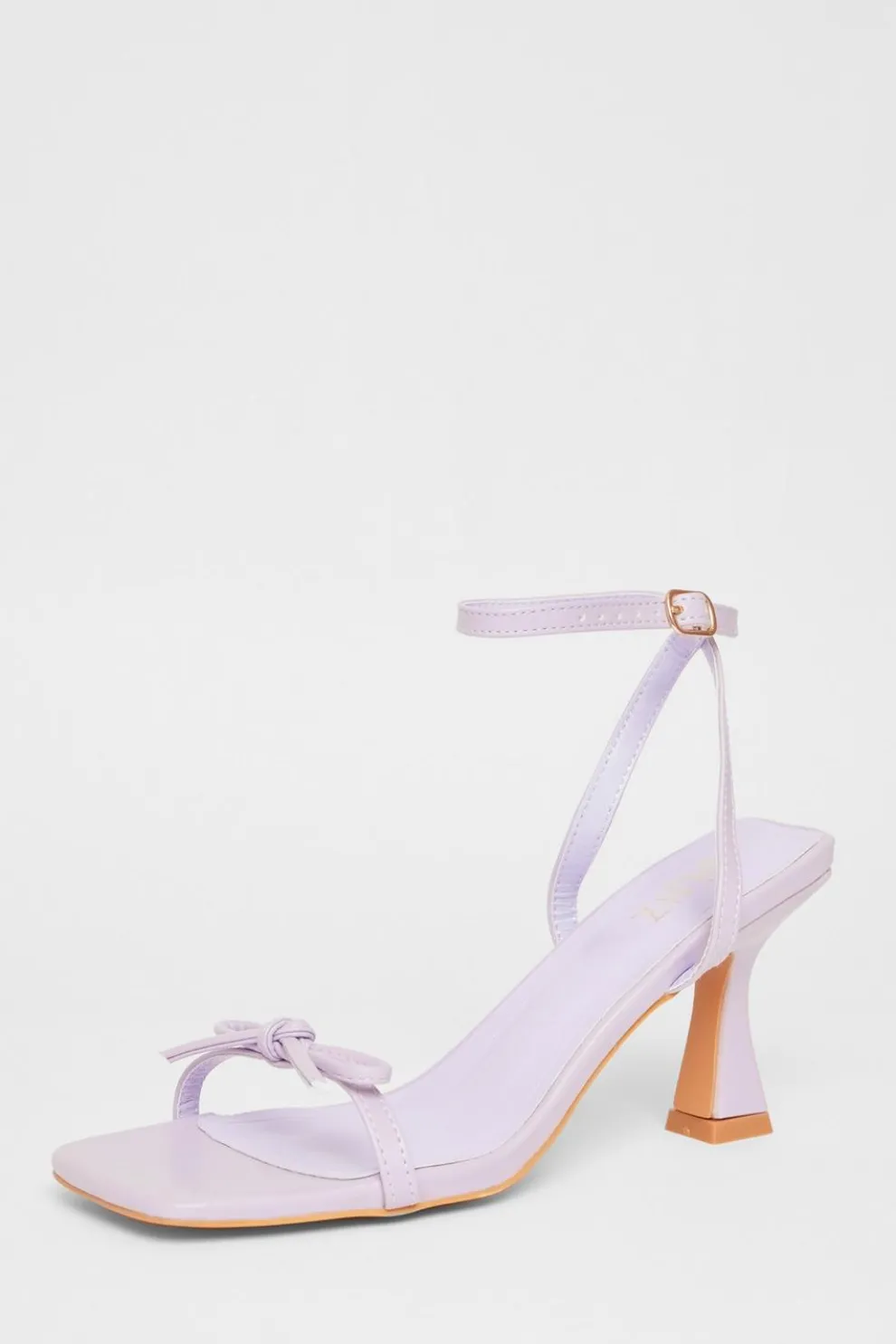 Purple Bow Detail Heels
