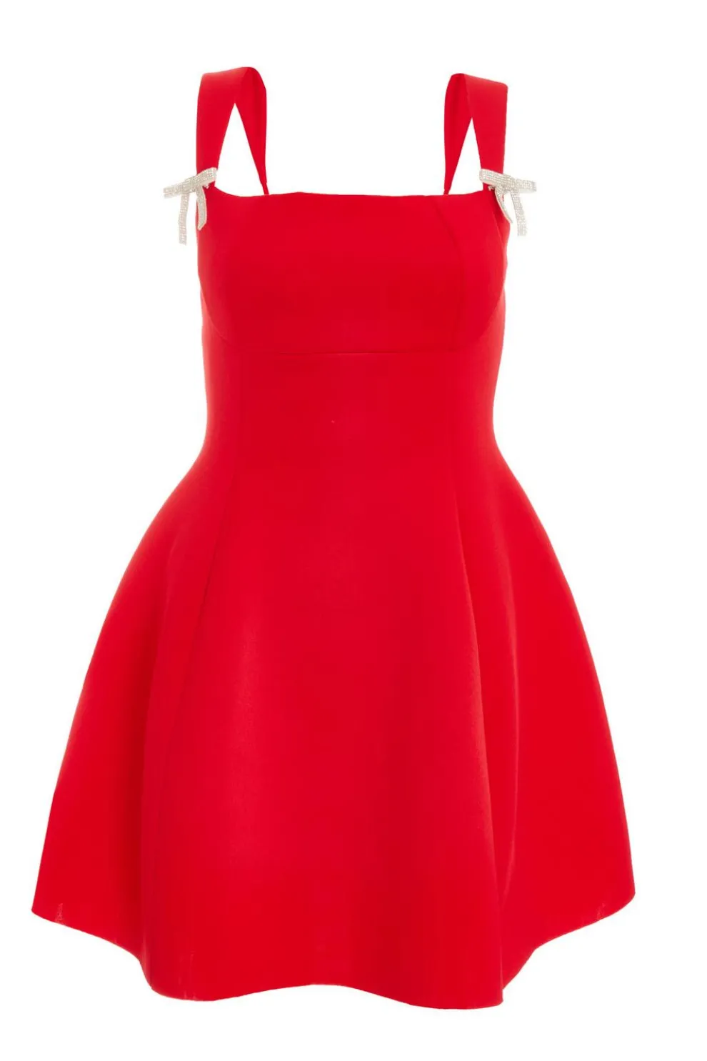 Red A-Line Mini Dress