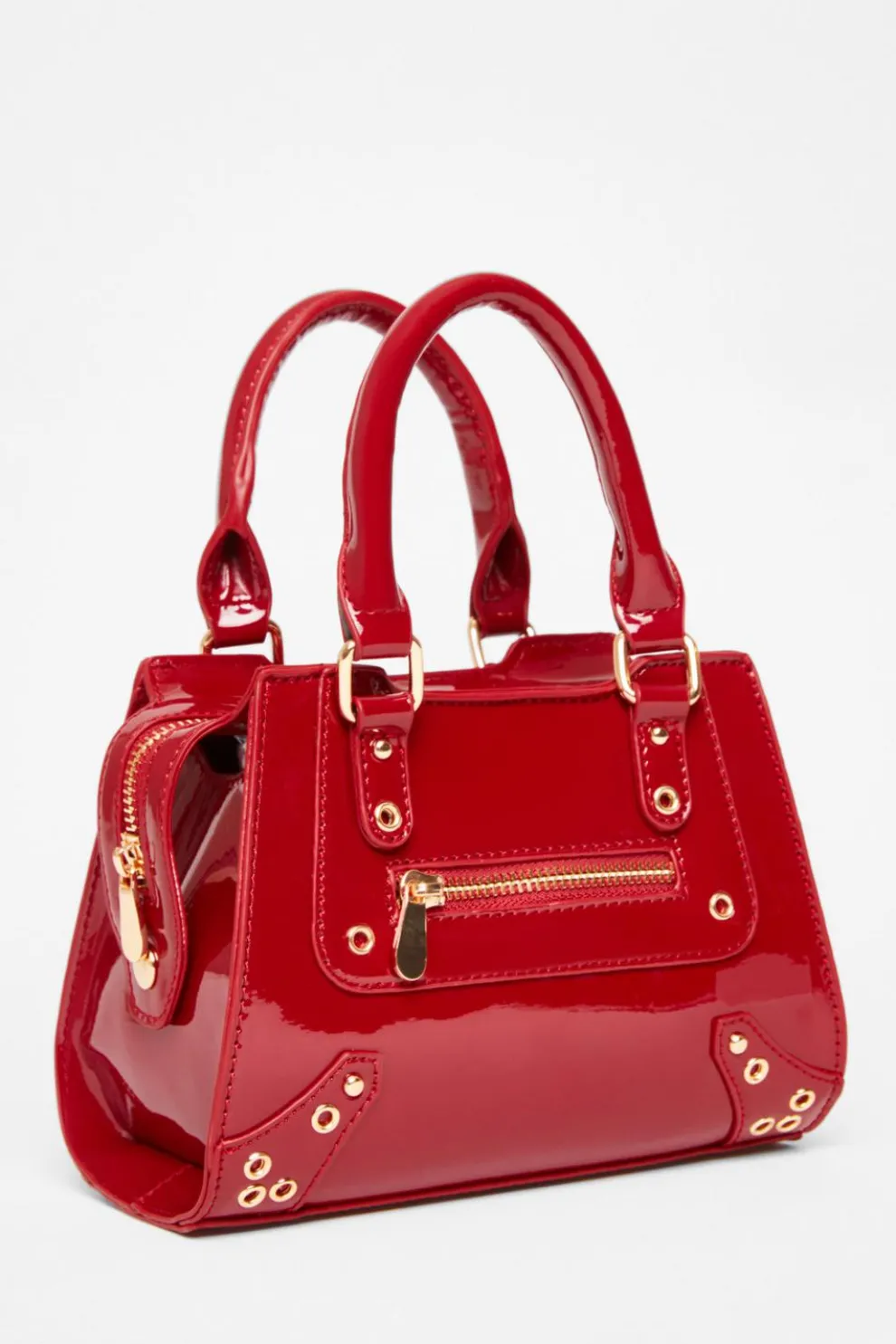 Red Mini Top Handle Bag