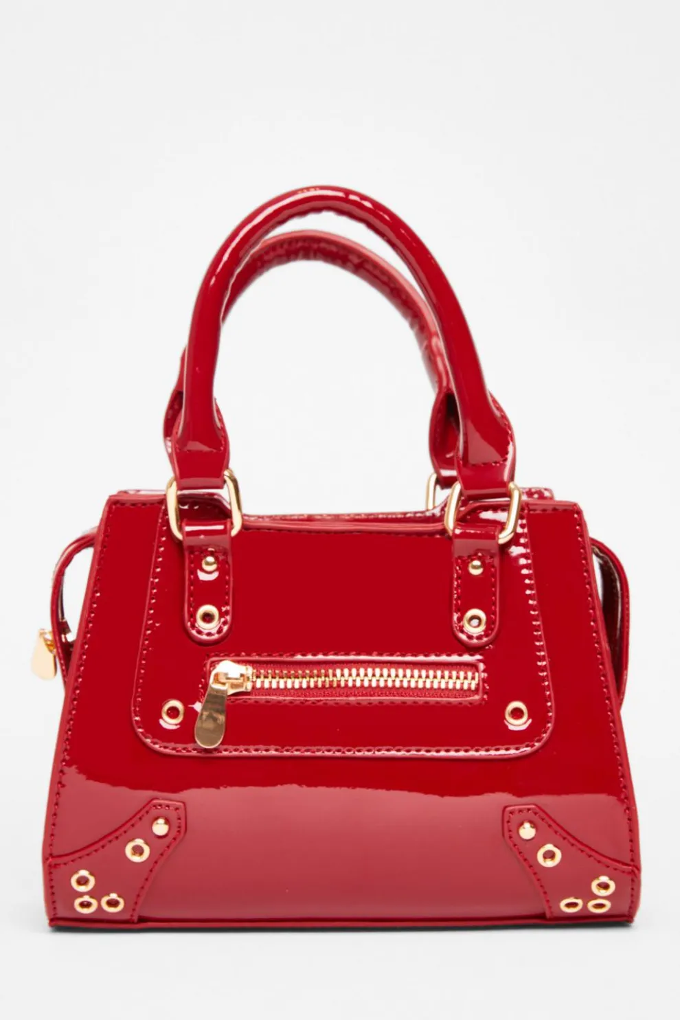 Red Mini Top Handle Bag