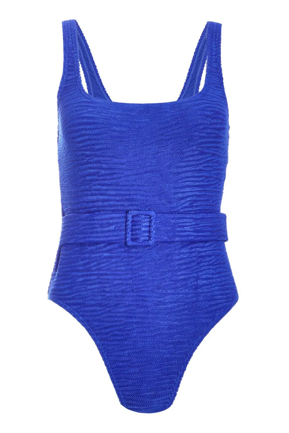 Royal Blue Crinkle Swimsuit