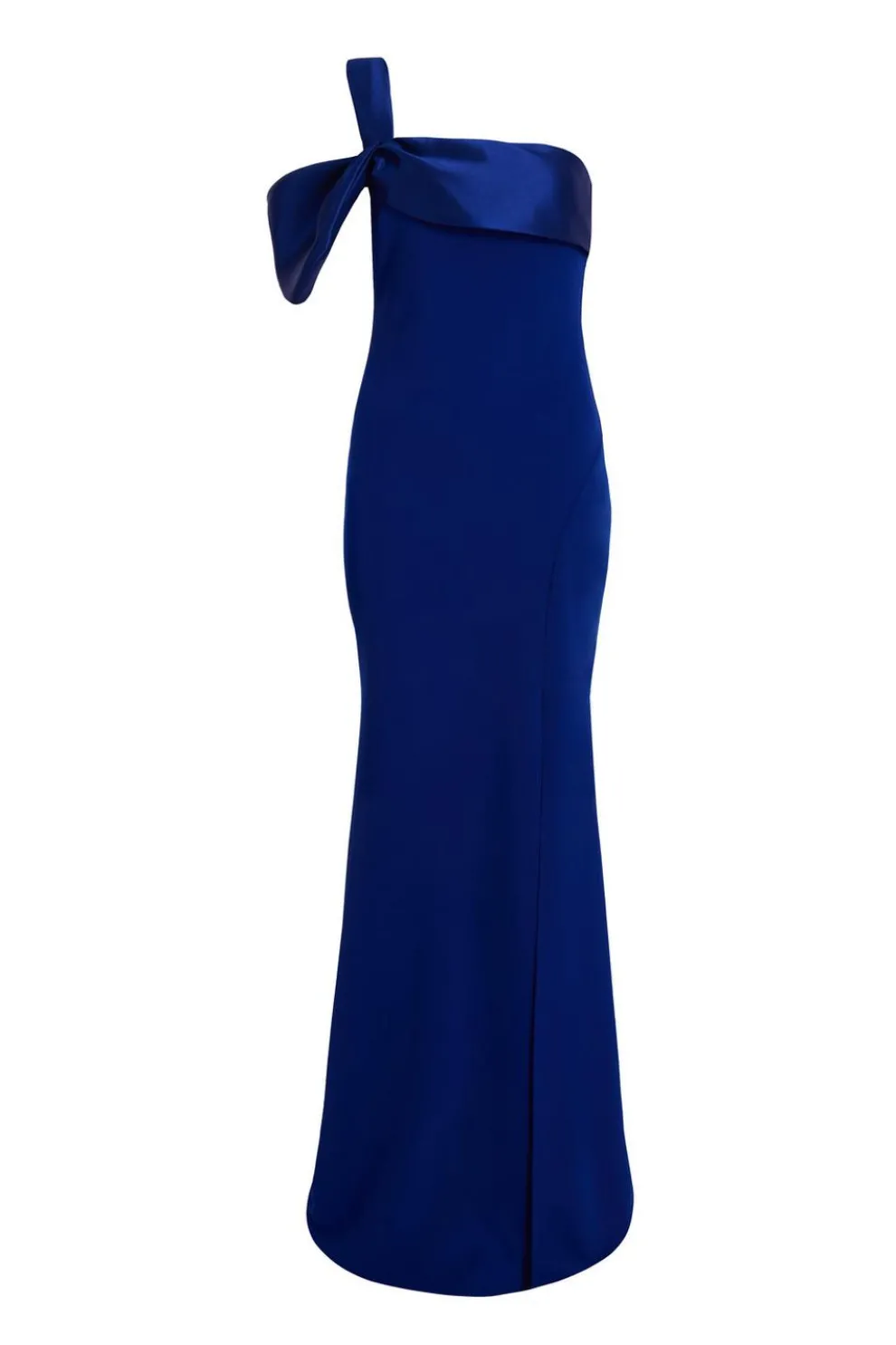 Royal Blue One Shoulder Maxi Dress