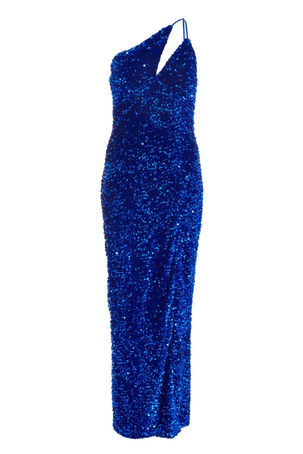 Royal Blue Sequin Maxi Dress