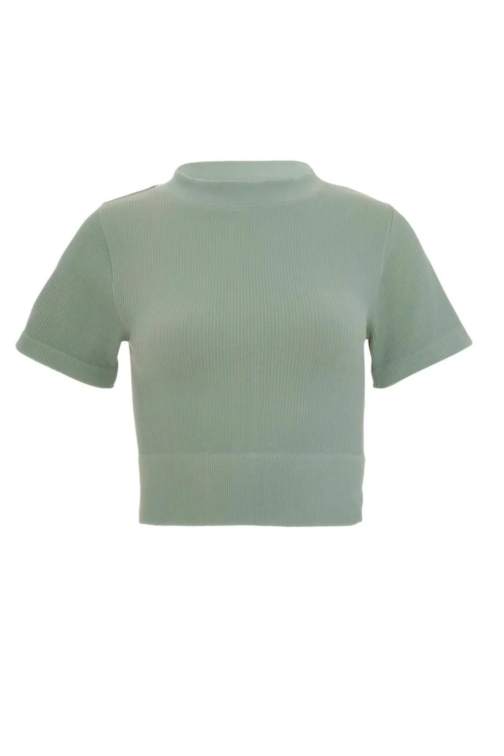Sage Seamless Crop Top