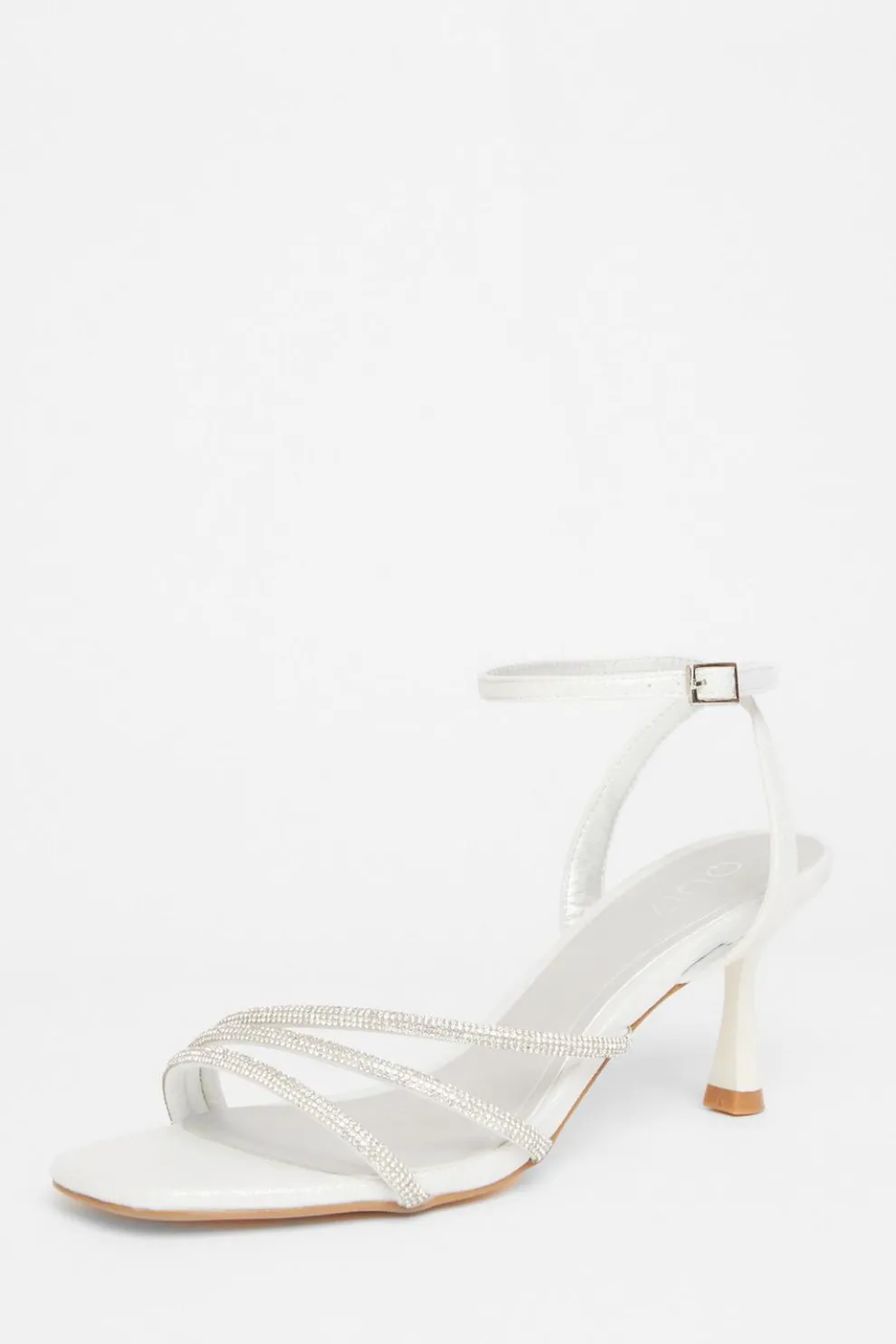 Silver Embellished Heels