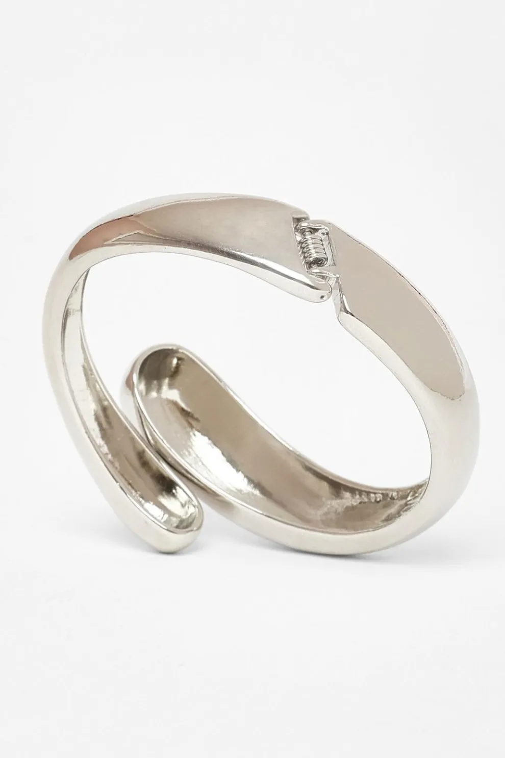 Silver Spiral Cuff Bracelet