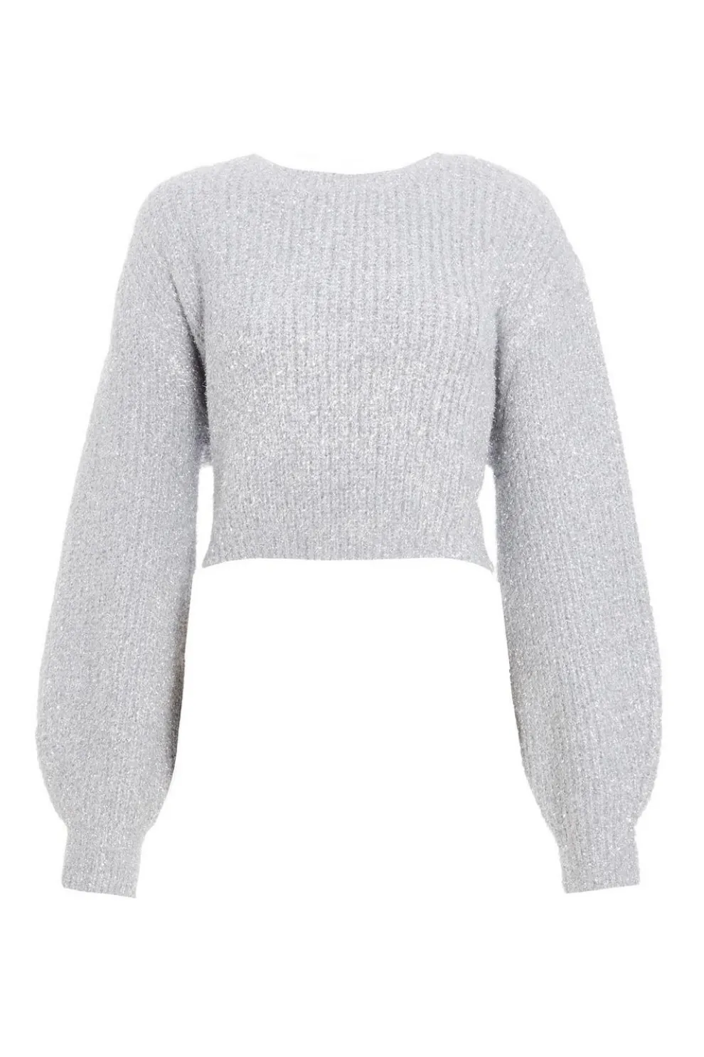 Silver Tinsel Knit Jumper