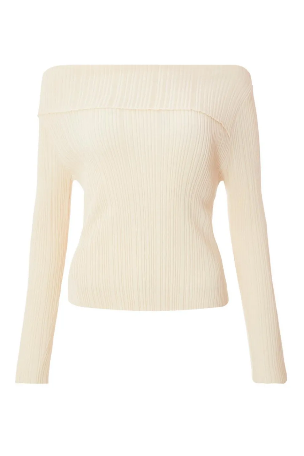 Stone Bardot Knitted Top