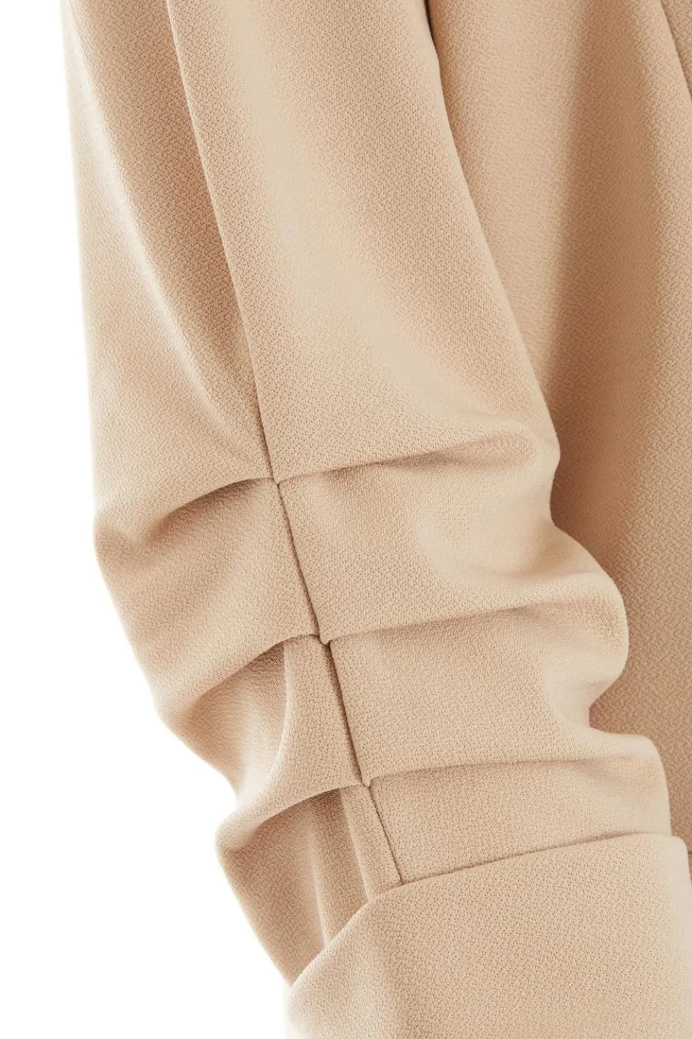 Stone Ruched Sleeve Blazer