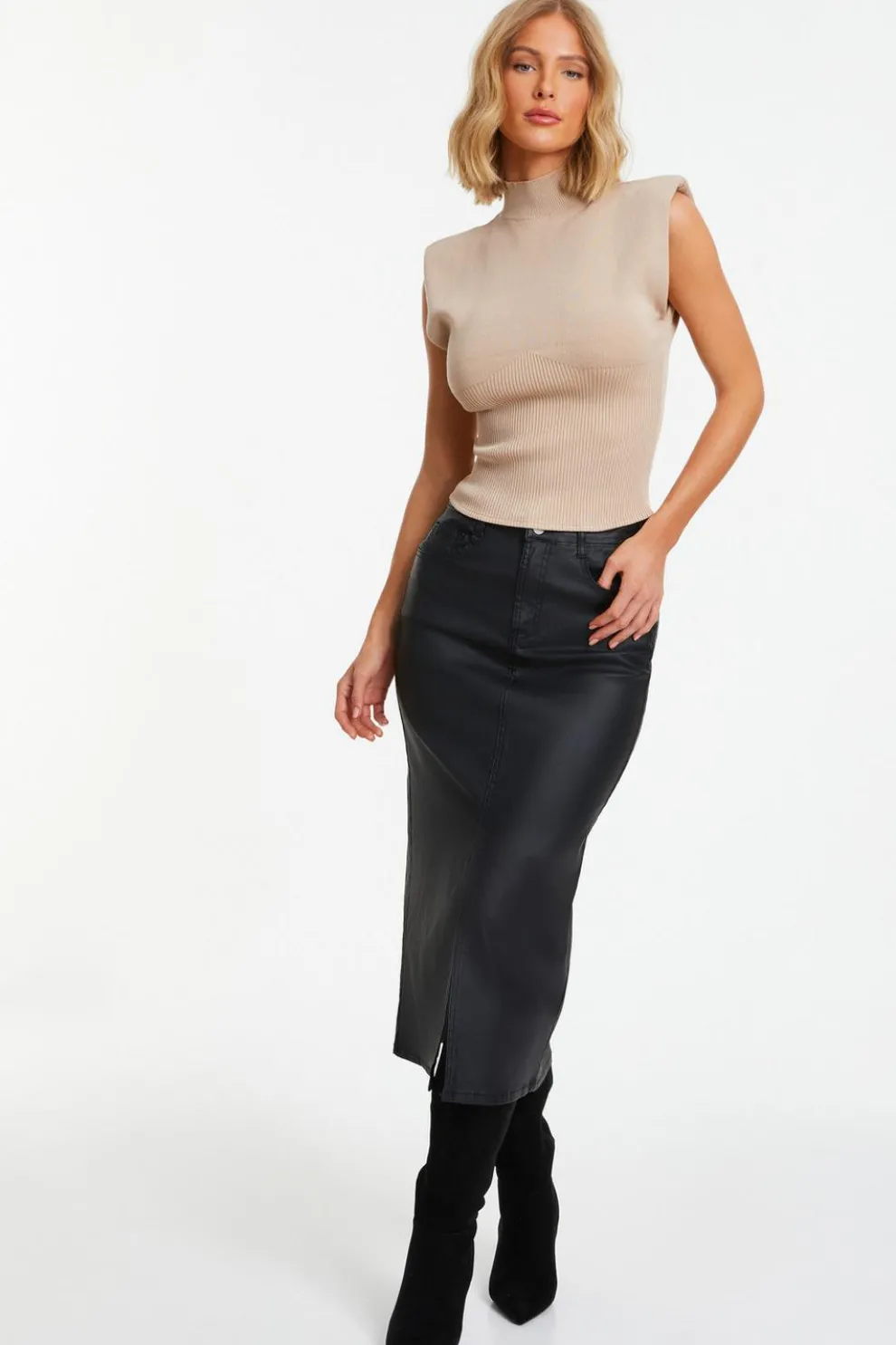 Stone Seamless Knitted Vest