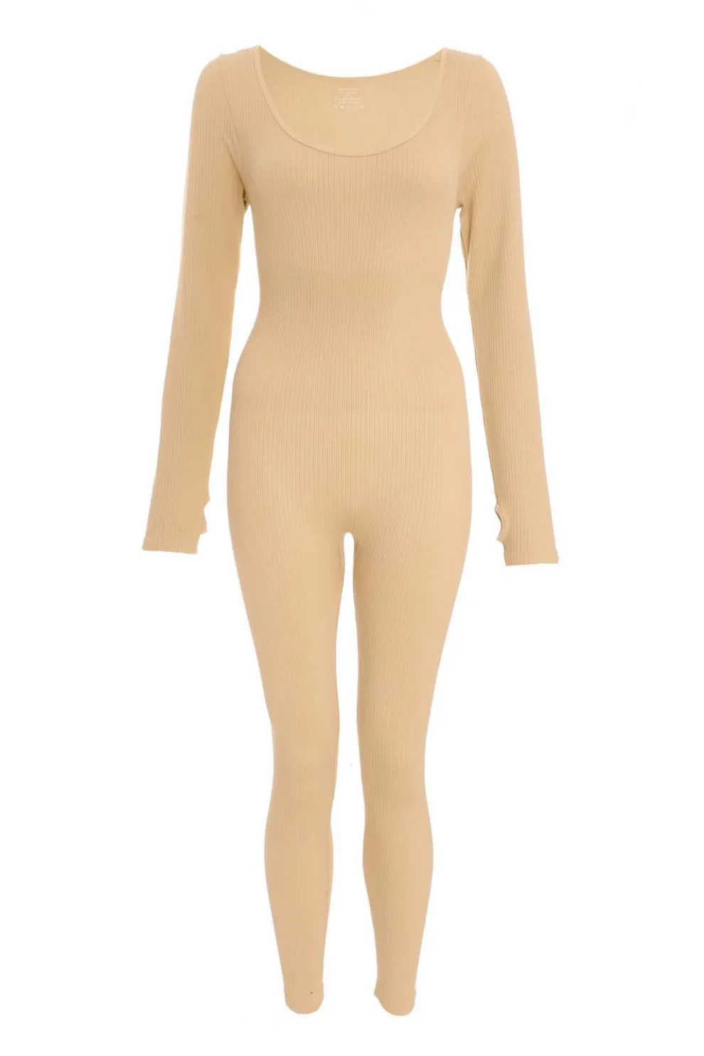 Stone Seamless Long Sleeve Jumpsuit