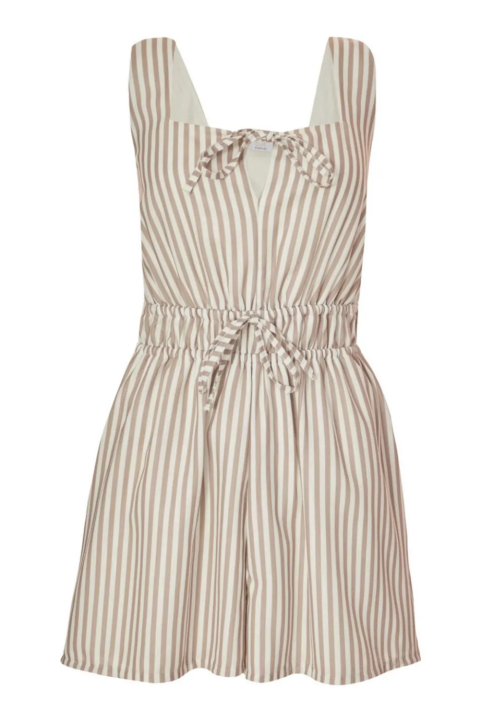 Stone Striped Playsuit