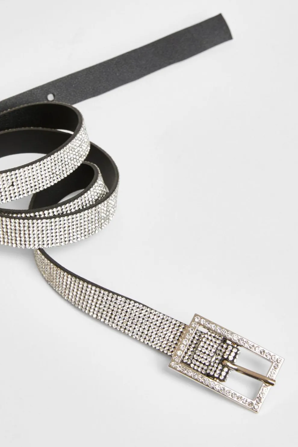 Thin Diamante Belt