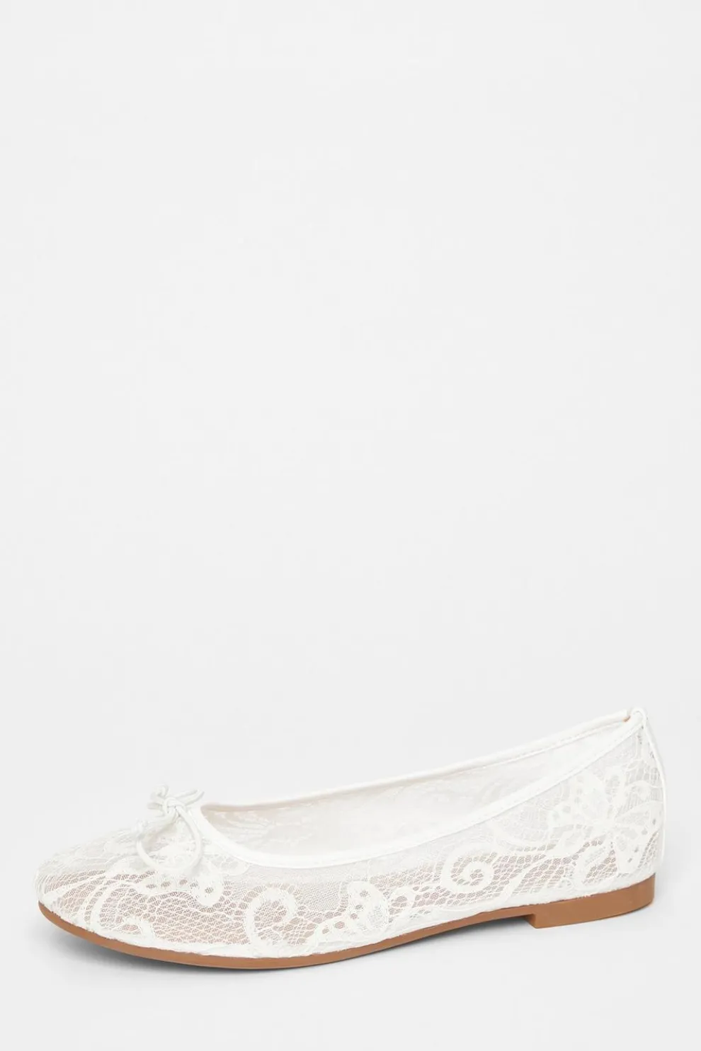 White Lace Pumps