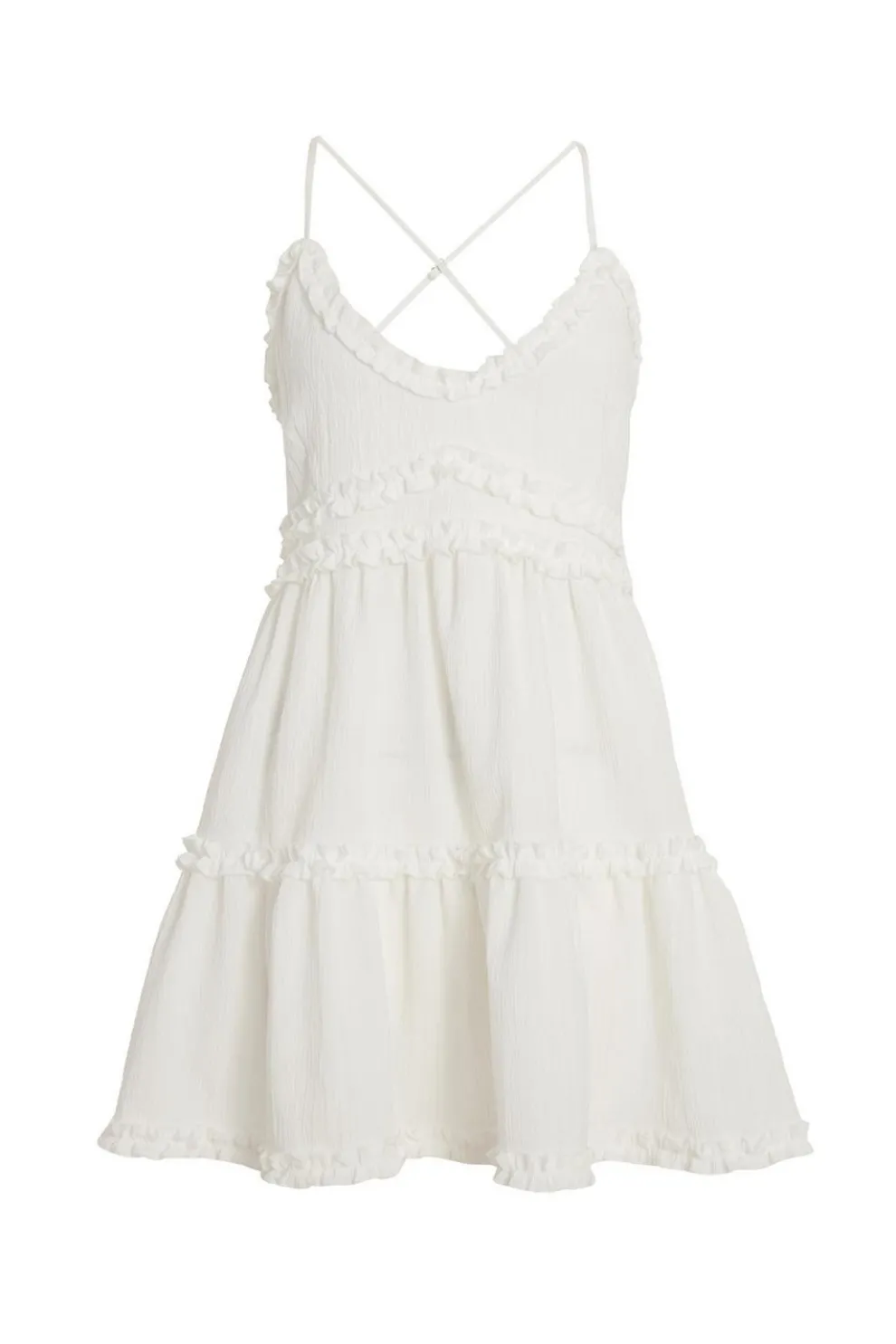 White Mini Skater Dress