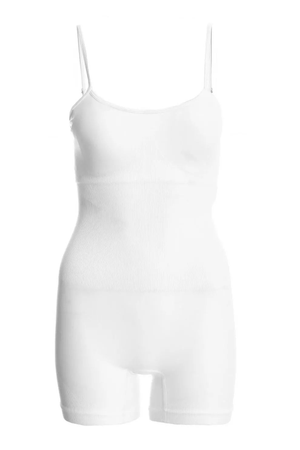 White Seamless Playsuit