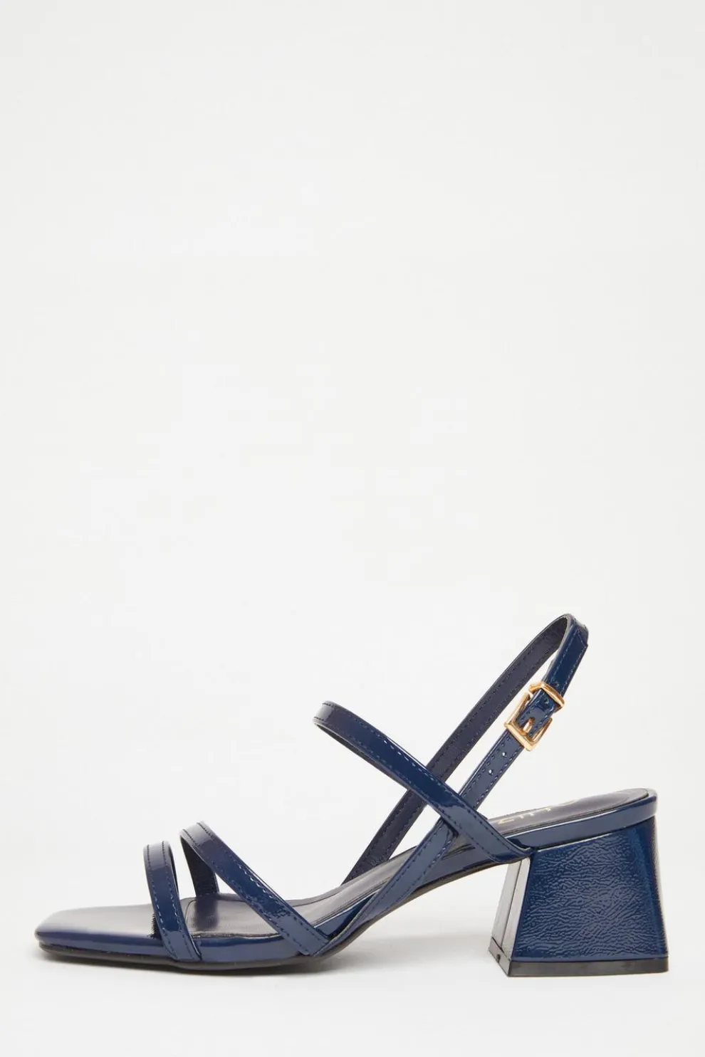 Wide Fit Navy Slingback Sandal