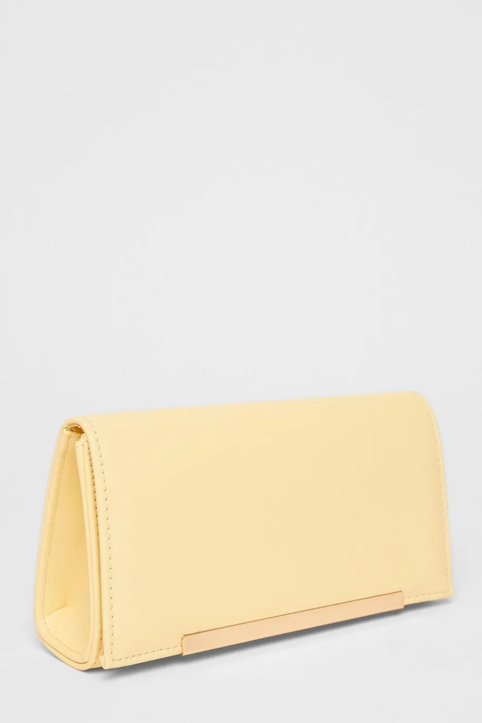 Yellow Long Clutch Bag