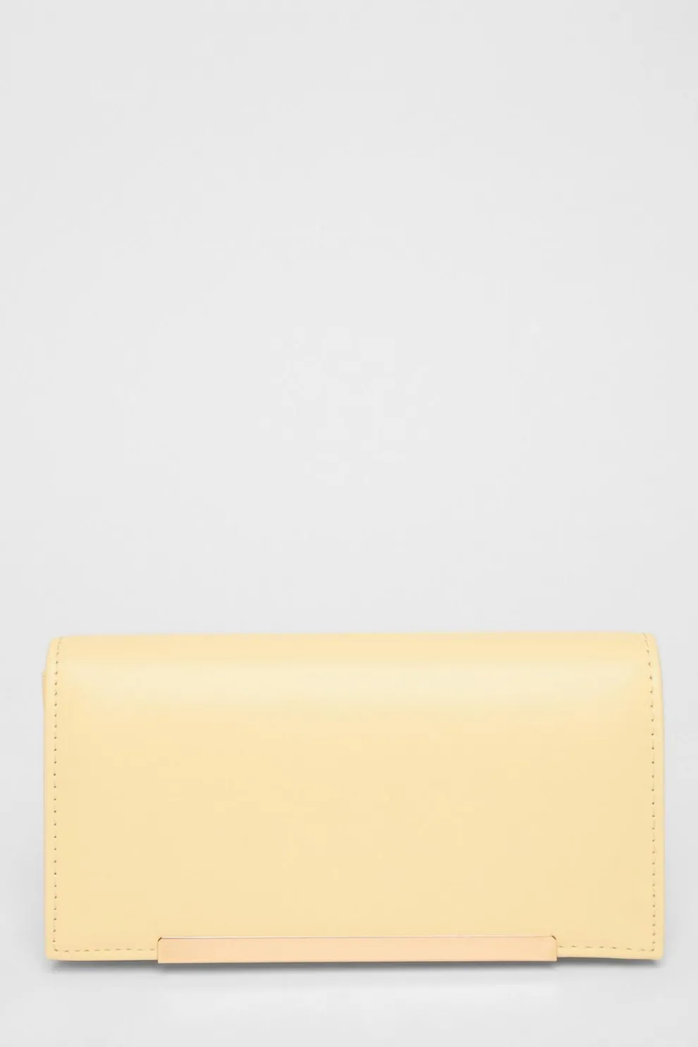 Yellow Long Clutch Bag